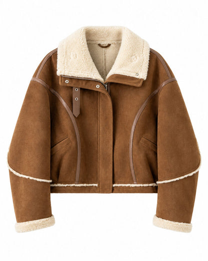 Jacket - MARRON/IVORY