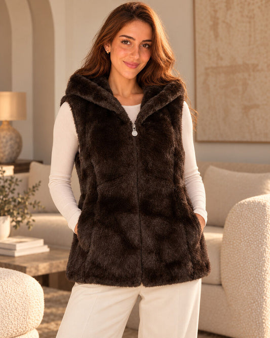 Vest Faux Fur MORO