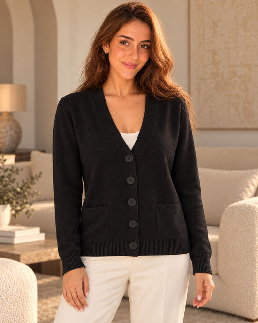 Cardigan - BLACK