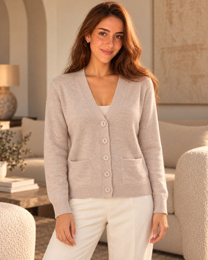 Cardigan - KHAKI