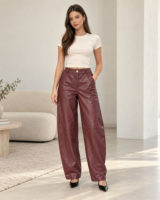 Pantalon - BORDO