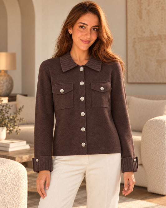 Cardigan - BROWN