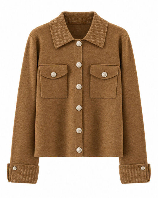 Cardigan - COFFEE