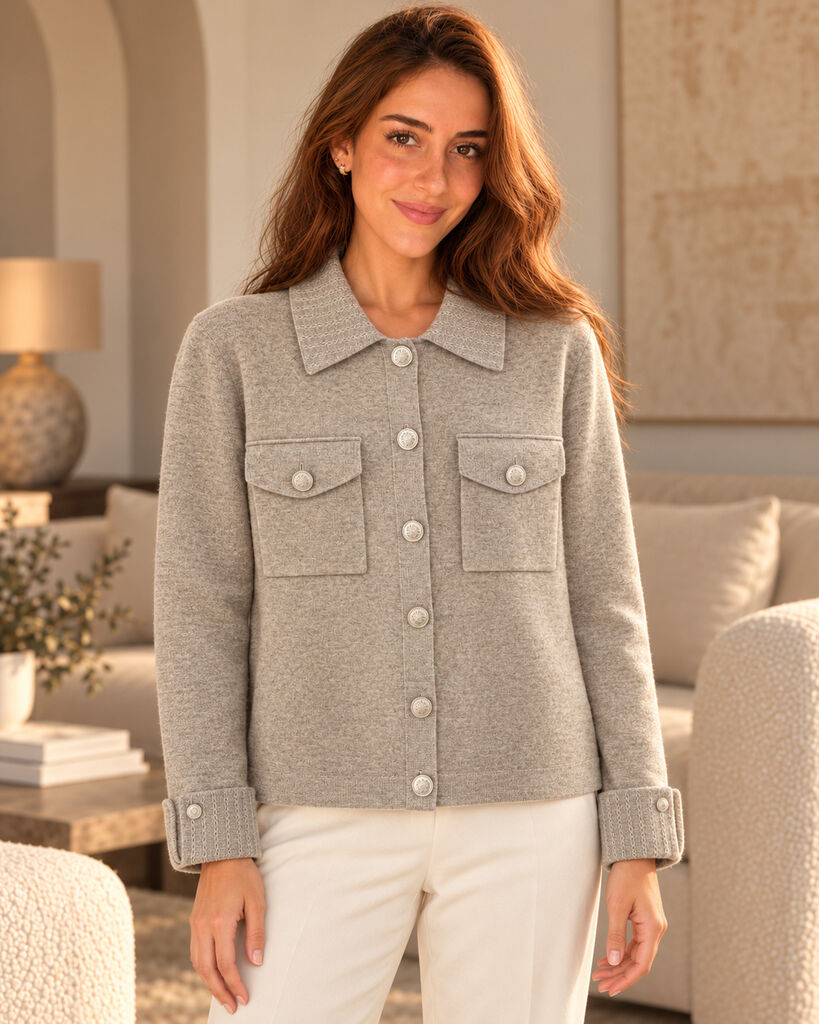 Cardigan - KHAKI