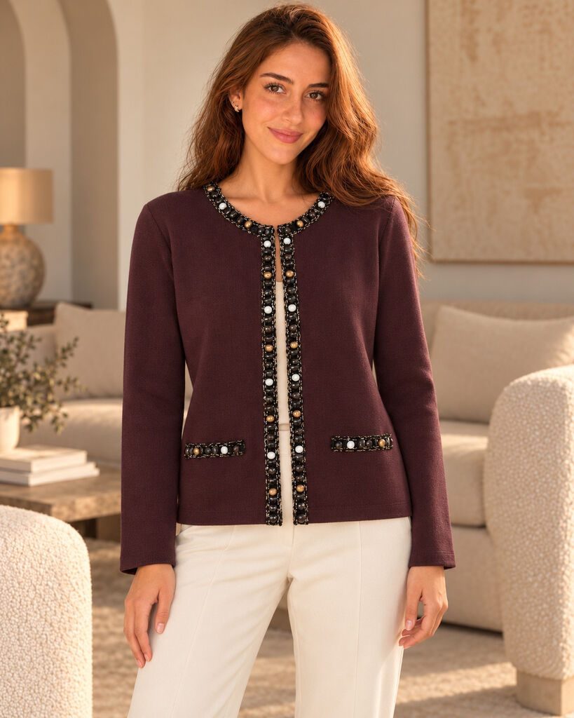 Cardigan - PURPLE