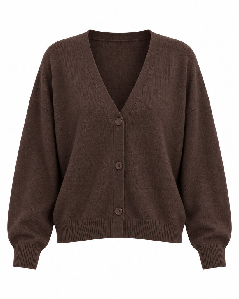 Cardigan - COFFEE