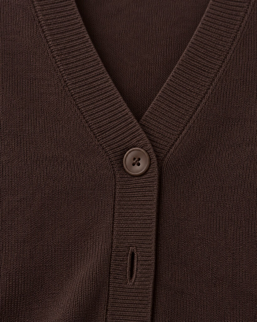 Cardigan - COFFEE