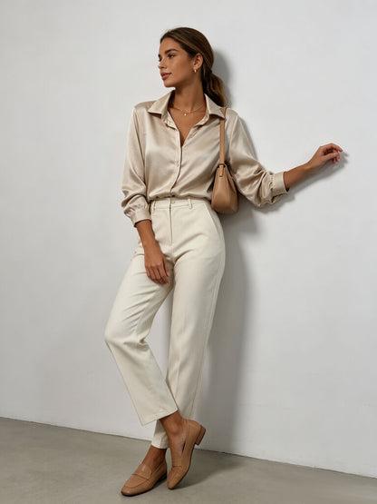 Shirt - BEIGE