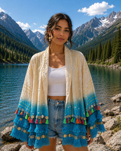Kaftan Unique BEI/GOL