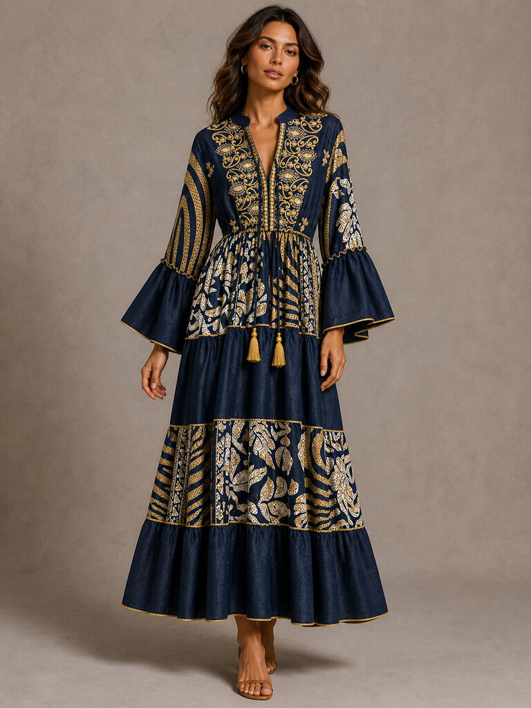 Dress Unique BLUE 4