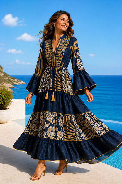 Dress Unique BLUE 4