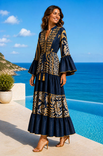 Dress Unique BLUE 4