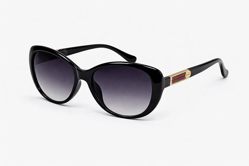 Yellow Gradient Lens Aviator Sunglasses