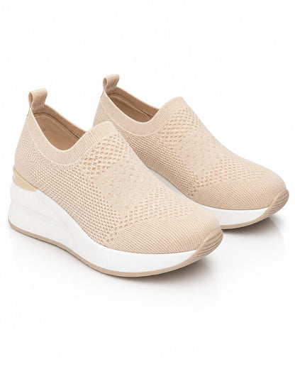 Slip on Sock/Mesh BEIGE