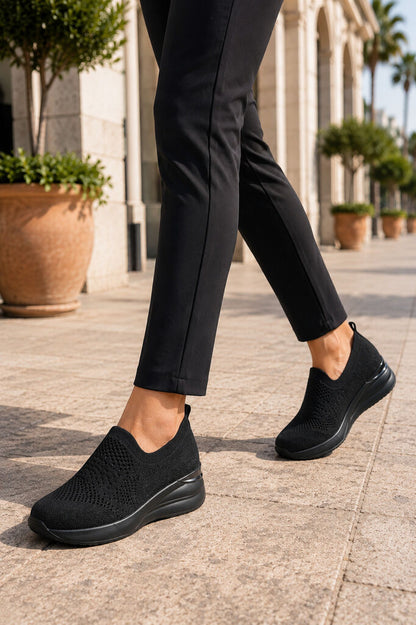 Slip on Sock/Mesh BLACK