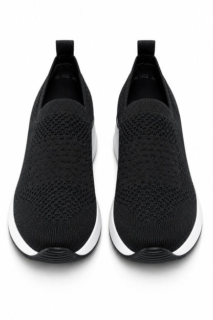 Slip on Sock/Mesh BWHITE