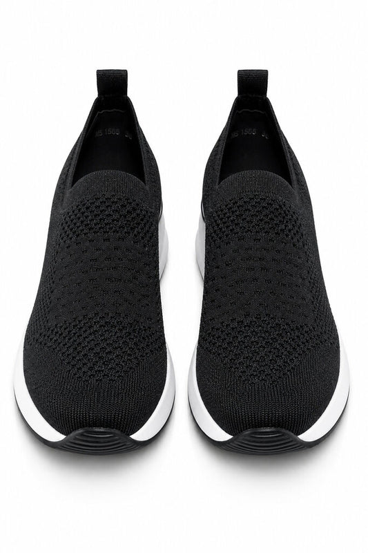 Slip on Sock/Mesh BWHITE