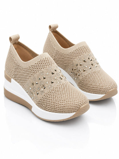 Slip on Sock/Mesh BEIGE