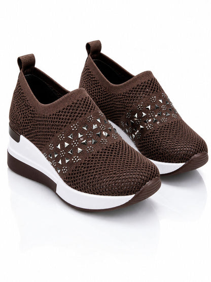 Slip on Sock/Mesh BROWN