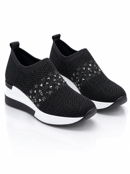 Slip on Sock/Mesh BWHITE