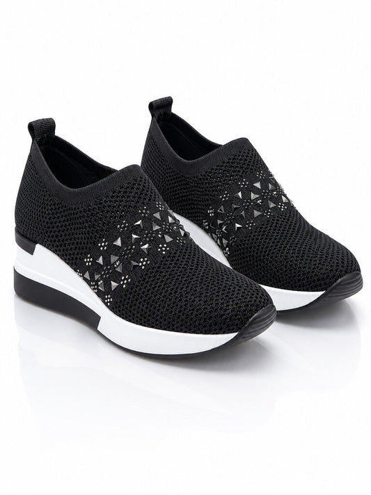 Slip on Sock/Mesh BWHITE