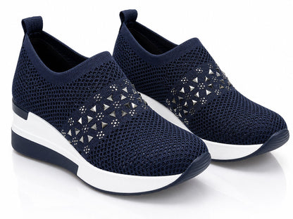 Slip on Sock/Mesh DKBLUE