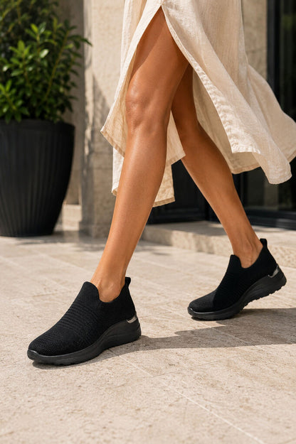 Slip on Sock BLK/BLK