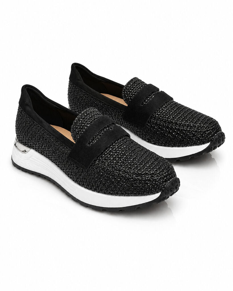 Loafer Rafia BLACK