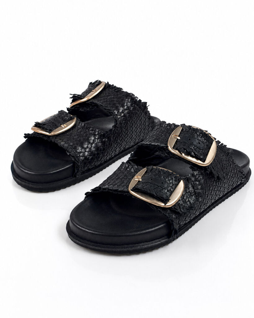 Slipper Intreccio BLACK