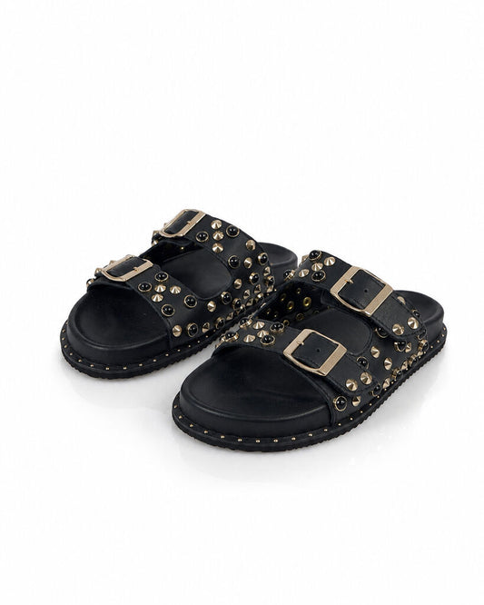 Slipper Nap/Stone BLACK