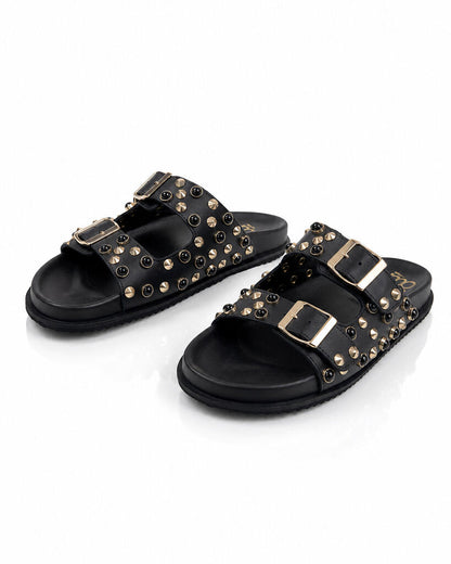 Slipper Nap/Stone BLACK