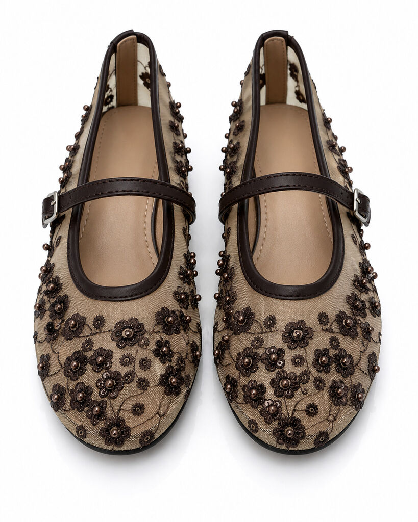 Ballerina Pailletts BROWN