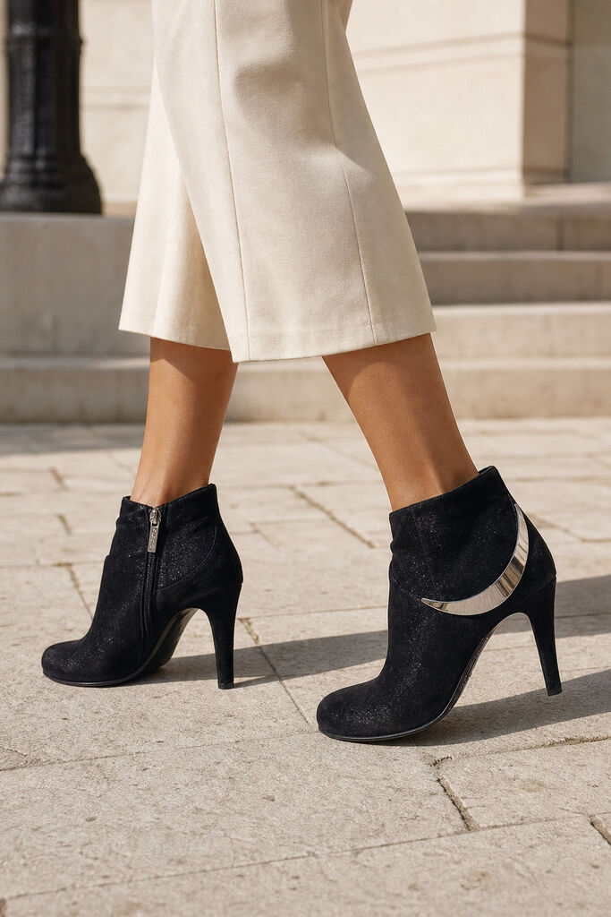 Shoes Suede Nero
