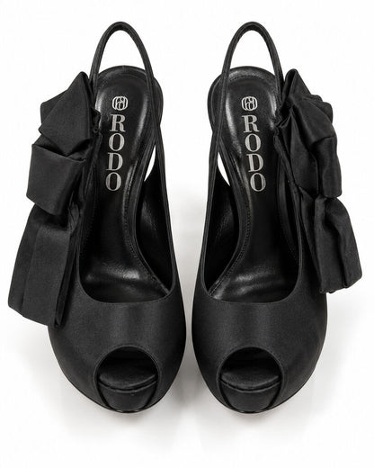 Shoes Satin Nero