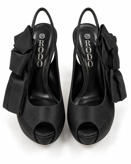 Shoes Satin Nero