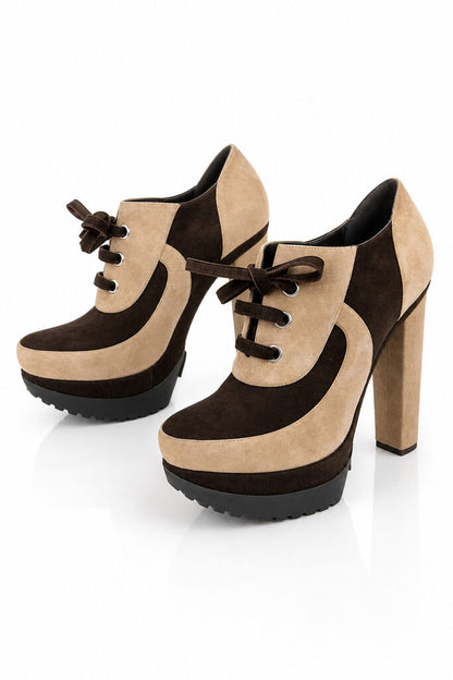 Shoes Suede Cammel