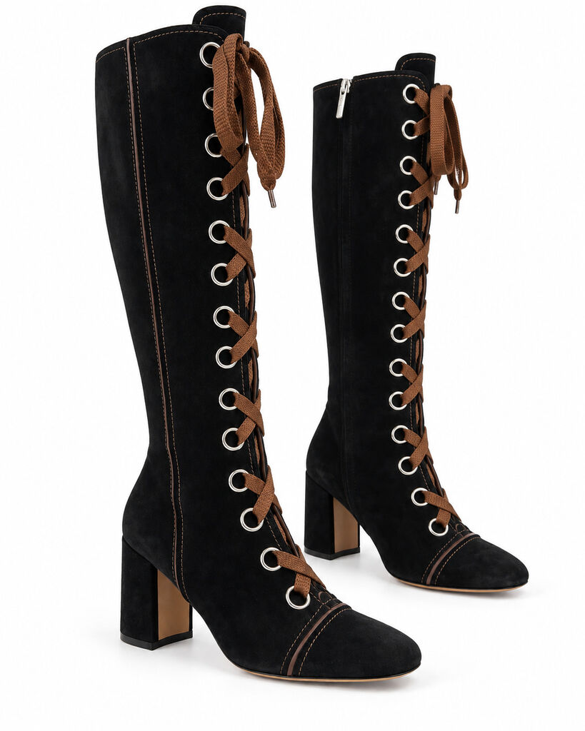 Shoes Suede BLACK