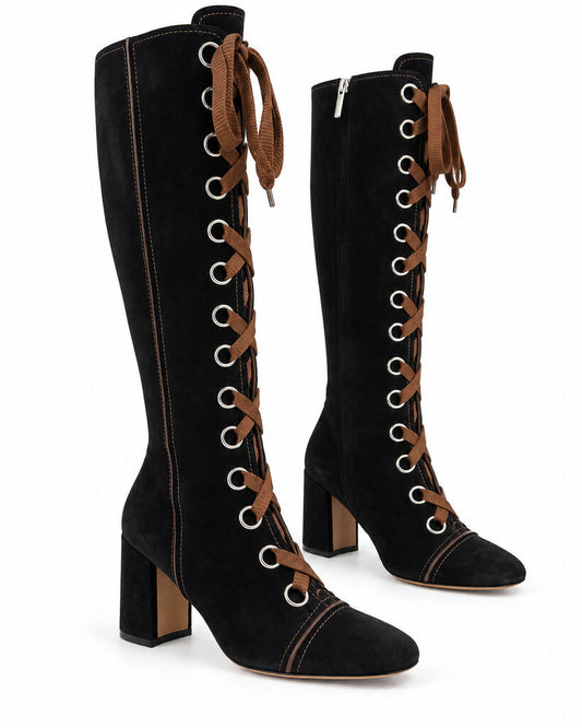Shoes Suede BLACK