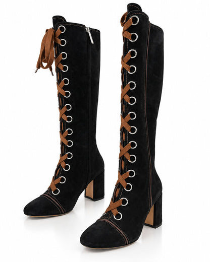 Shoes Suede BLACK