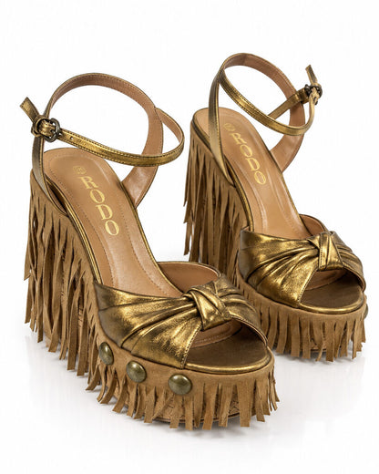 Shoes Laminato Bronzo