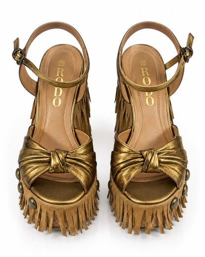 Shoes Laminato Bronzo