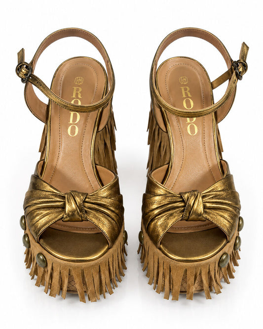 Shoes Laminato Bronzo