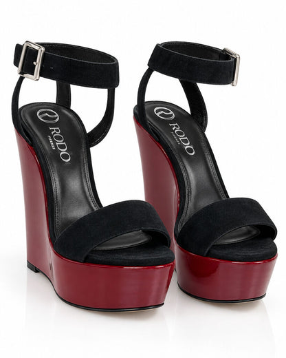 Shoes Suede Nero