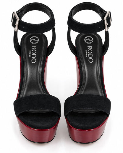 Shoes Suede Nero