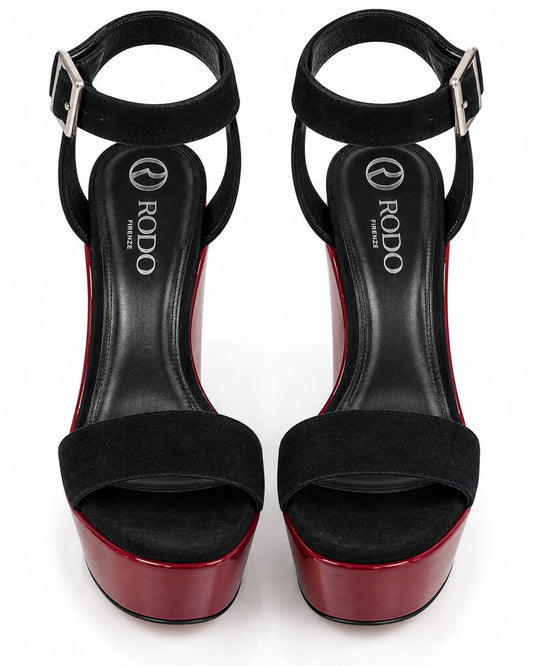 Shoes Suede Nero