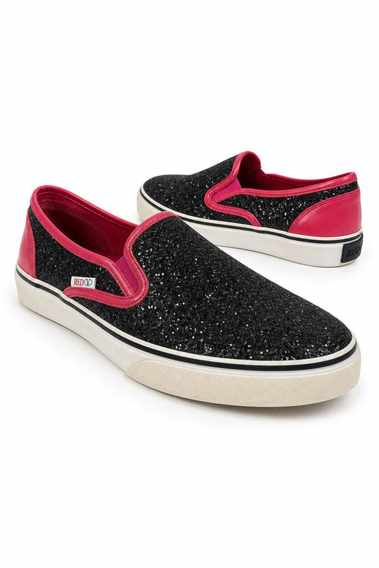 Shoes Glitter Ner/Fux