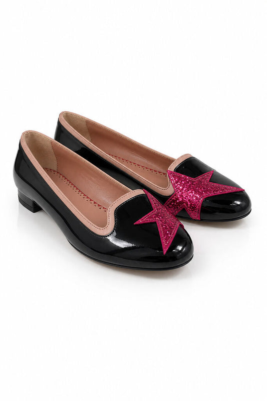 Shoes Vernice Ner/Fux