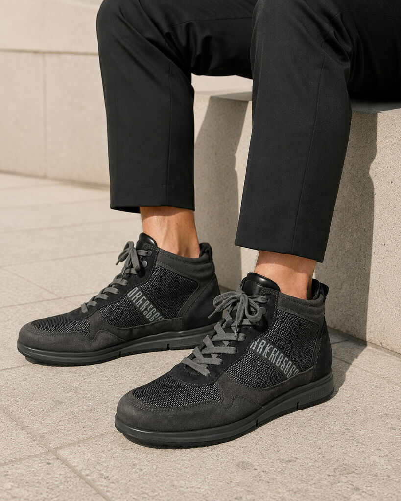 Shoes Suede Antracite