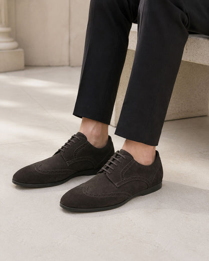 Shoes Suede Dark Moro