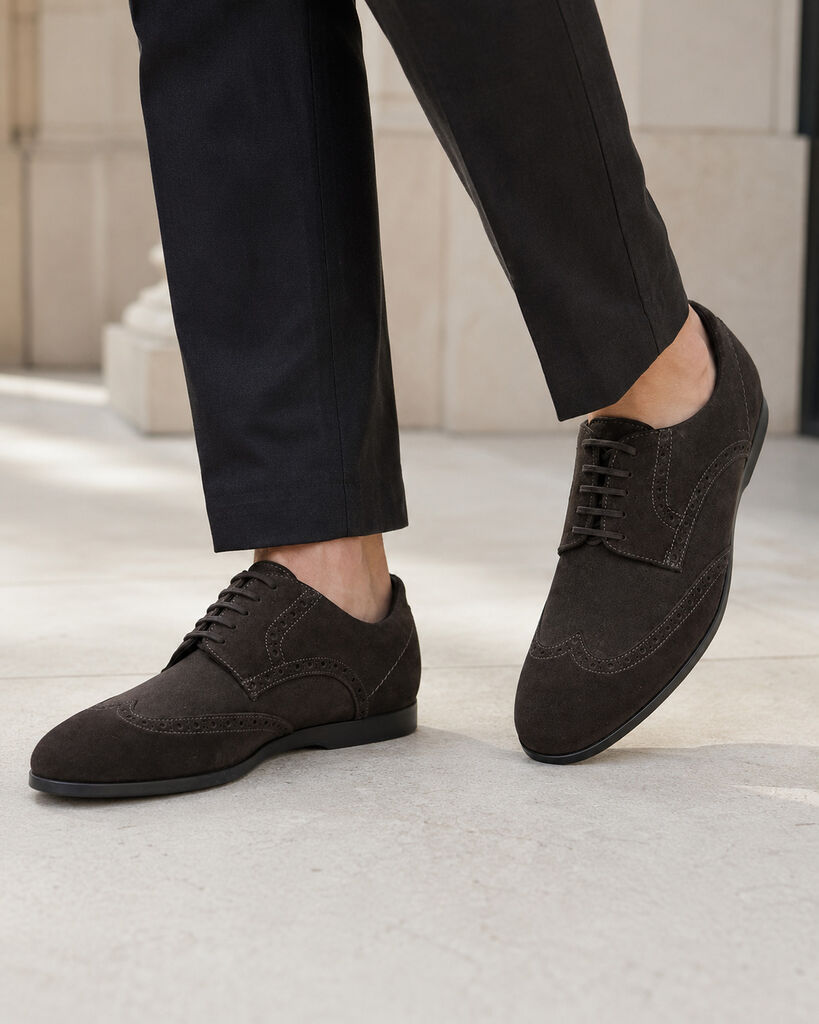 Shoes Suede Dark Moro